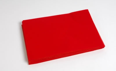 Feltro adesivo rosso - per evitare segni di spatola - formato A5