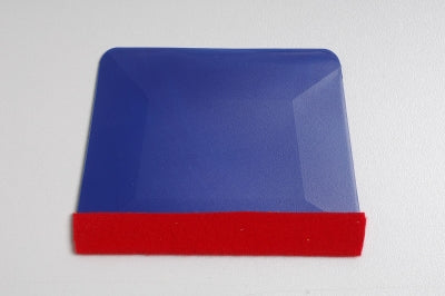 HEXIS, MARBLEU tergivetro con feltro rosso incluso