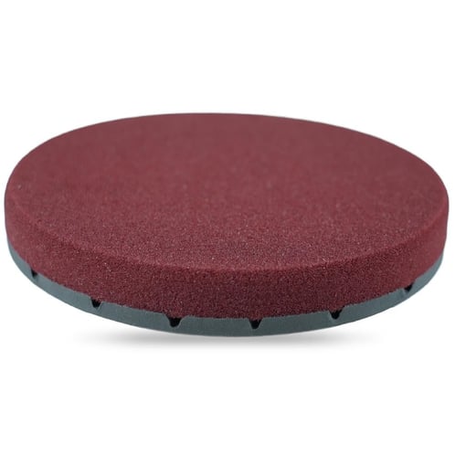 Tampone lucidante Nasiol – Taglio pesante 150 mm (rosso bordeaux) con sistema di canali d'aria