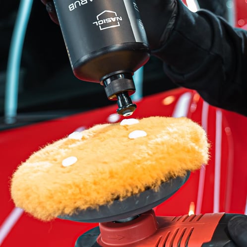 Tampone lucidante Nasiol in lana d'agnello da 150 mm per le massime prestazioni di taglio