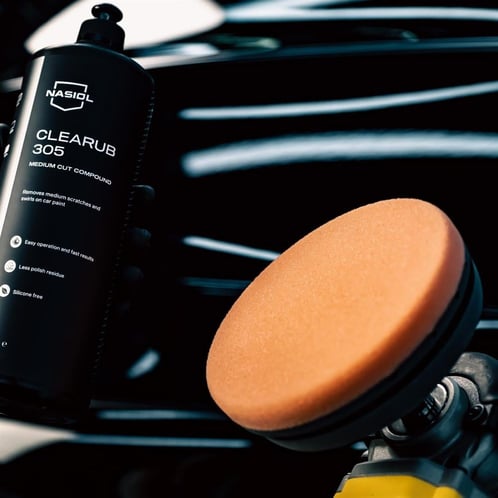 Tampone lucidante Nasiol – Taglio medio 150 mm (arancione) con sistema di canali d'aria