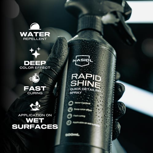 Nasiol RapidShine – Sigillante spray da 500 ml per lucentezza e protezione immediata