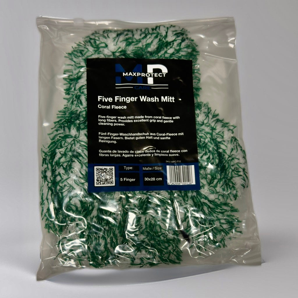 Maxprotect Care - Five Finger Wash Mitt – Coral Fleece Waschhandschuh