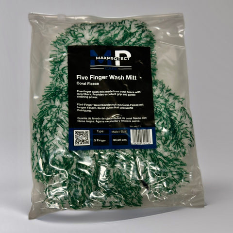 Maxprotect Care - Five Finger Wash Mitt – Coral Fleece Waschhandschuh