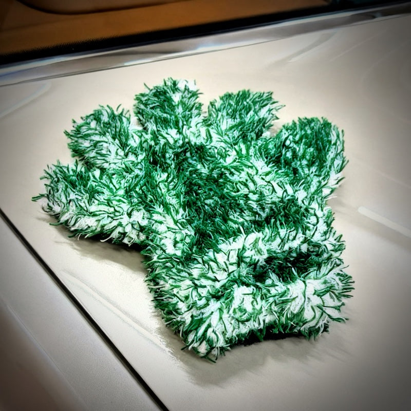 MPC-T12 Maxprotect Care - Five Finger Wash Mitt – Coral Fleece Waschhandschuh